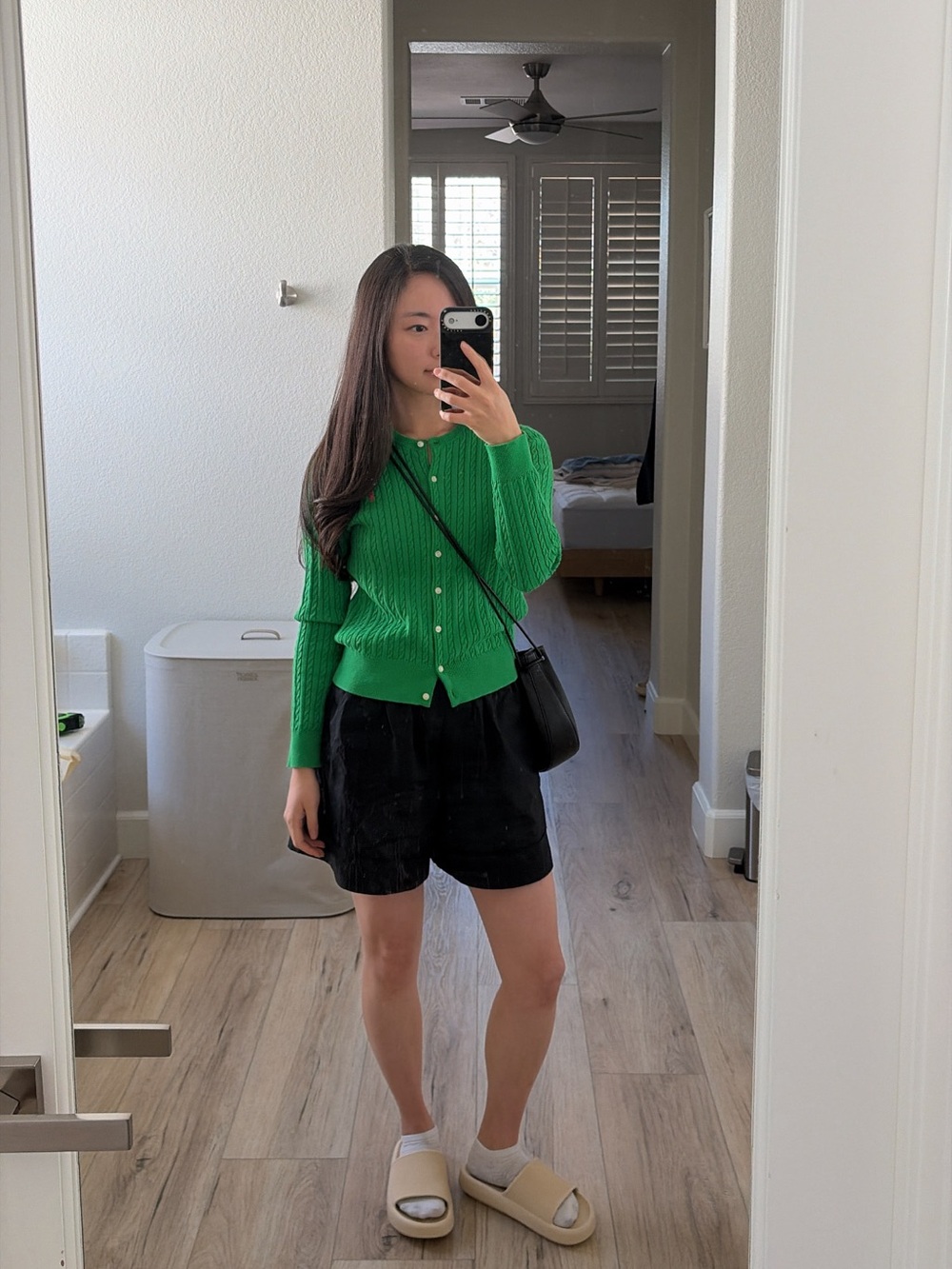 Polo Ralph Lauren Green Cable Knit Cardigan XL 16 💚